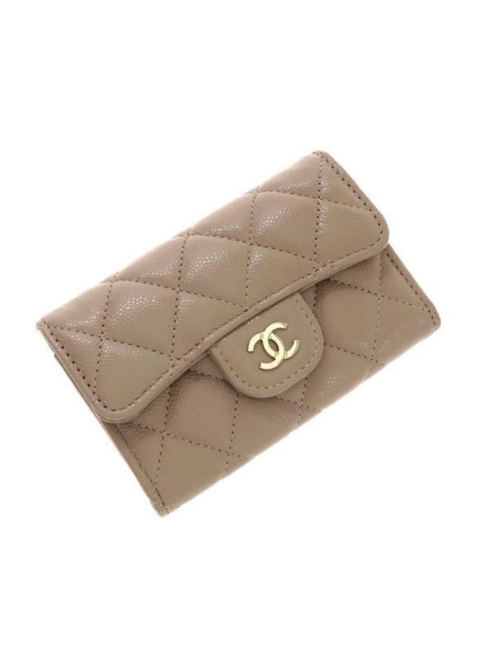 Chanel Caviar Quilted Card Case